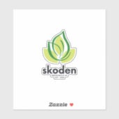 Sticker Skoden (Feuille)
