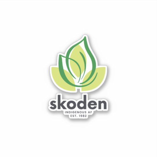 Sticker Skoden (Devant)