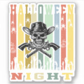 Sticker Skull Gun (Devant)