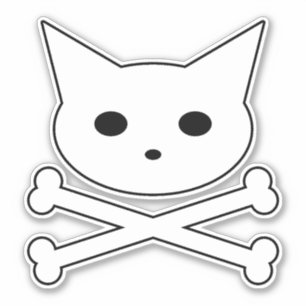 Sticker {{{{ Skull Kitty }}}