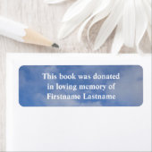 Sticker Sky de don de livre (En situation)