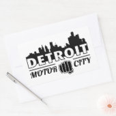 Sticker Skyline de Detroit Motor City (Enveloppe)