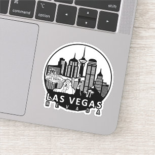 Sticker Skyline de Las Vegas Nevada