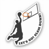 Sticker SLAM DUNK! Joueur de basket (Recto)