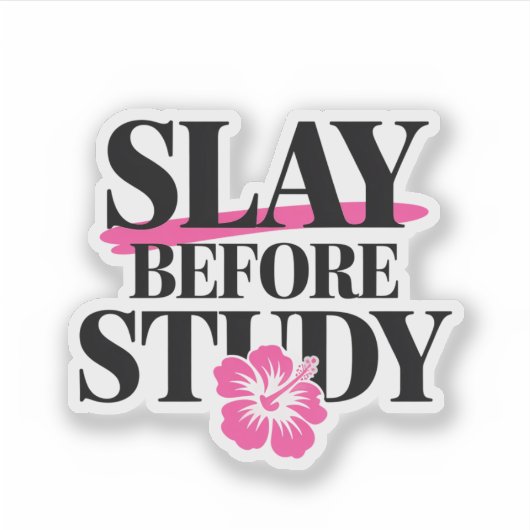 Sticker Slay Before Study - Sassy Back-to-School (Devant)