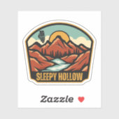 Sticker Sleepy Hollow, Illinois  (Feuille)