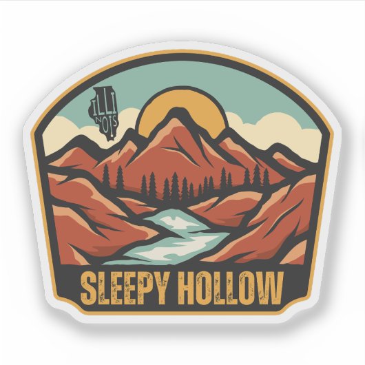 Sticker Sleepy Hollow, Illinois  (Devant)
