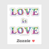 Sticker SlipperyJoe amour est l'amour goutte à goutte de f (Feuille)