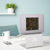 Sticker SlipperyJoe's Happy Hanoukka multiples étoiles de  (Ordinateur portable sur le bureau)