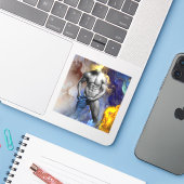 Sticker SlipperyJoe's Man steamy shirt abs six pack (Ordinateur portable avec iPhone)