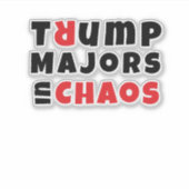 Sticker slogan de protestation des étudiants anti-Trump ro (Devant)