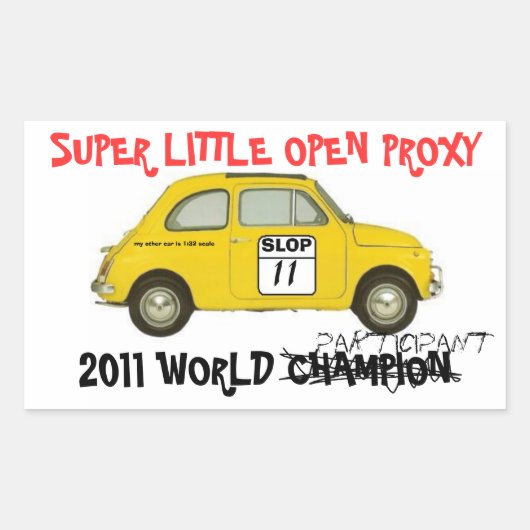 STICKER SLOP-deelnemer (Voorkant)