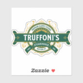 Sticker Sloppy Steaks Truffoni's (Feuille)