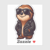 Sticker Sloth Chill Mood (Feuille)