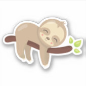 Sticker Sloth endormi. (Devant)