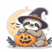 Sticker Sloth Halloween Motif Cute Classic T-Shirt (Devant)