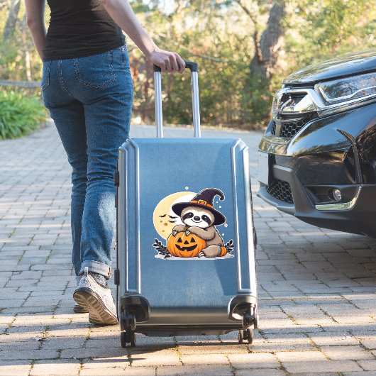Sticker Sloth Halloween Motif Cute Classic T-Shirt (Valise Insitu)