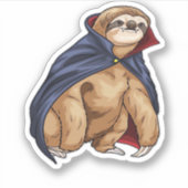 Sticker Sloth Halloween Vampire classique T-shirt (Devant)