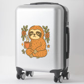 Sticker Sloth Jouer de la guitare (Sur valise)