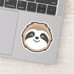Sticker Sloth Mascot