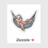 Sticker Sloth Relaxing (Feuille)