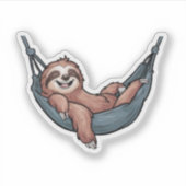 Sticker Sloth Relaxing (Devant)