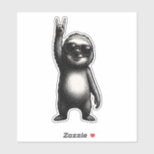 Sticker Sloth Rocking Dance (Feuille)