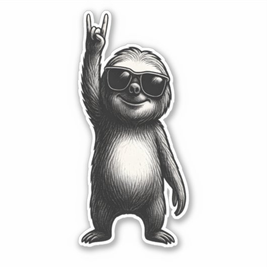 Sticker Sloth Rocking Dance (Devant)