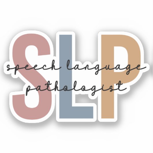 Sticker SLP - Langue Pathologiste Retro (Recto)