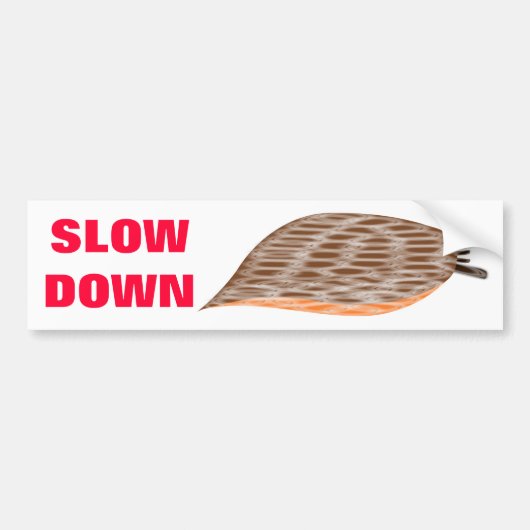 Sticker Slug Down Slow (Devant)