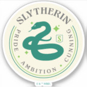 Sticker SLYTHERIN™ Insigne de fierté de la Maison du serpe (Devant)