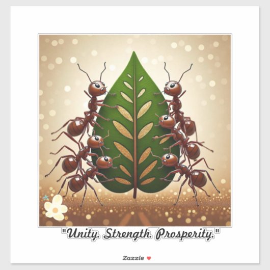 Sticker "Small Wonders United" (Feuille)