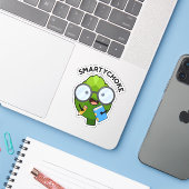 Sticker Smartychoke Funny Artichoke Pun (Ordinateur portable avec iPhone)