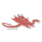 Sticker SMAUG™ Silhouette & Nom 2 (Devant)