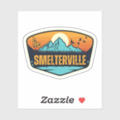 Sticker Smelterville, Idaho (Feuille)