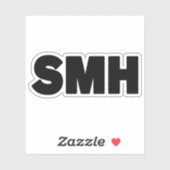 Sticker SMH | Écart de texte (Feuille)