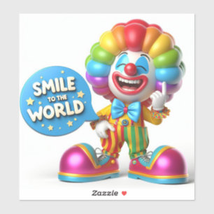 Sticker Smile to the World par Natasha Us