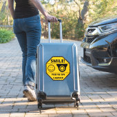 Sticker Smile You're On Camera Sign (Valise Insitu)