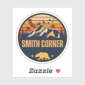 Sticker Smith Corner, Californie (Feuille)