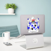 Sticker Smith Family Crest (Ordinateur portable sur le bureau)