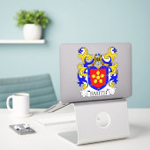 Sticker Smith Family Crest (Ordinateur portable sur le bureau)
