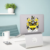 Sticker Smith Family Crest (Ordinateur portable sur le bureau)