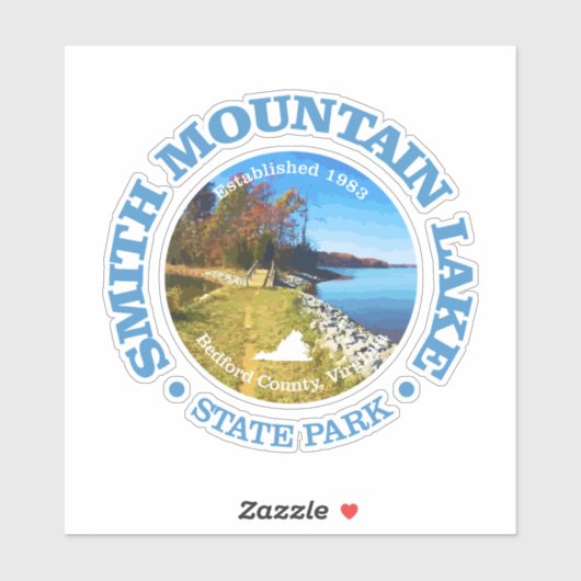 Sticker Smith Mountain SP (Feuille)