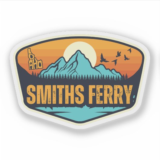 Sticker Smiths Ferry, Idaho (Devant)