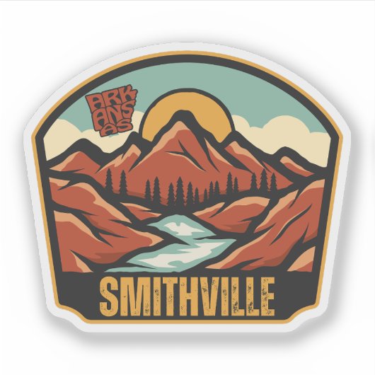 Sticker Smithville, Arkansas (Devant)