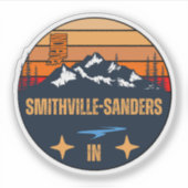Sticker Smithville-Sanders, Indiana (Devant)