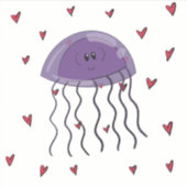 Sticker Smitten Little Jellfish (Devant)
