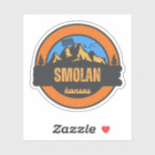 Sticker Smolan, Kansas (Feuille)
