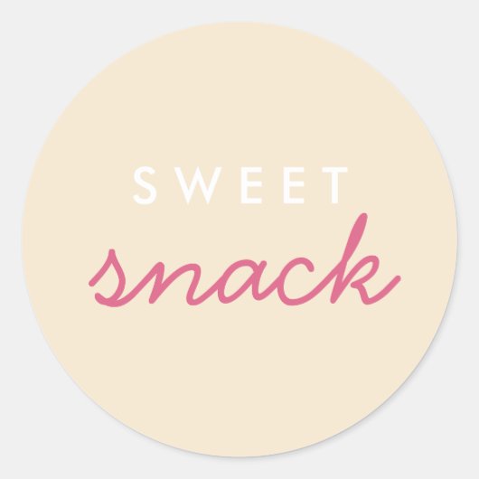 Sticker Snack Sweet (Devant)