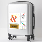 Sticker Snacks du cinéma (Sur valise)
